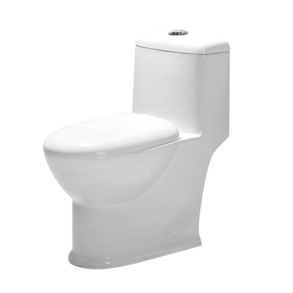 Anti bactéries de nettoyage facile de toilette en céramique confortable d'une seule pièce