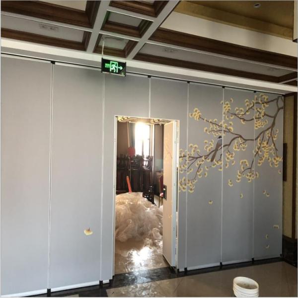 Огородите стену раздела зеркала держателя звукоизоляционную сползая передвижную в разделах офиса