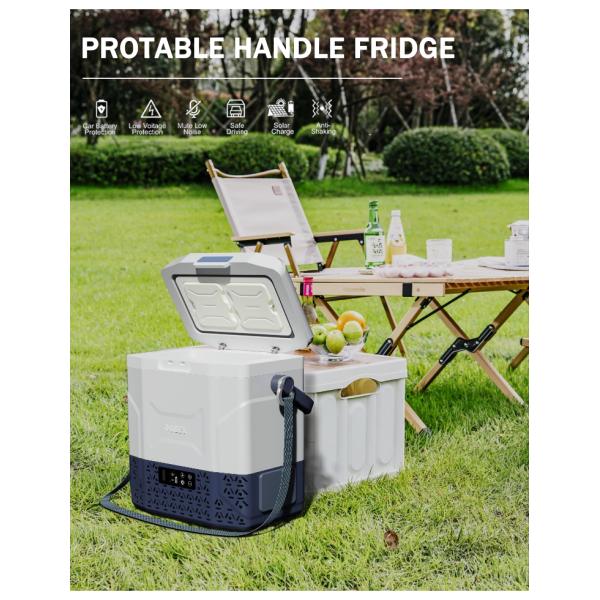 Réfrigérateur de voiture 12L vert/bleu/brun Réfrigérateur portable AC/DC pour voitures OEM françaises