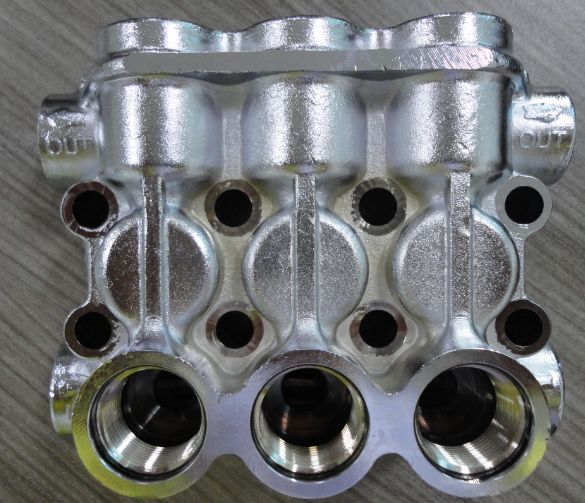 FLOWMONSTER high effective washer pump 3WZ-2014CA Nickel plated high pressure triplex plunger pump 200Bar 19LPM