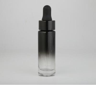 20ml Essential Oil Bottles Glass Dropper Bottles With Black Rubber Head Gradient Painting