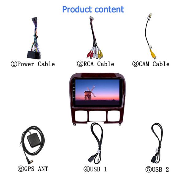 Android 10 4G Mercedes Benz Car Stereo W220 S280 S320 Car Radio Multimedia Player