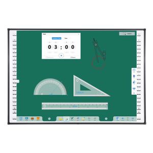 120 Inch 10 Point Touch Interactive Whiteboard Wall Mounted Smart Board for Classroom Education