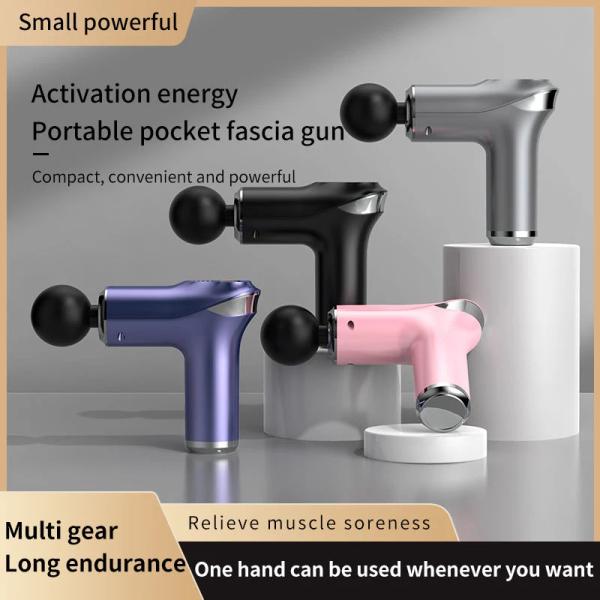 5 Speed Levels Handheld Mini Massager Gun for Targeted Deep Tissue Percussion Therapy