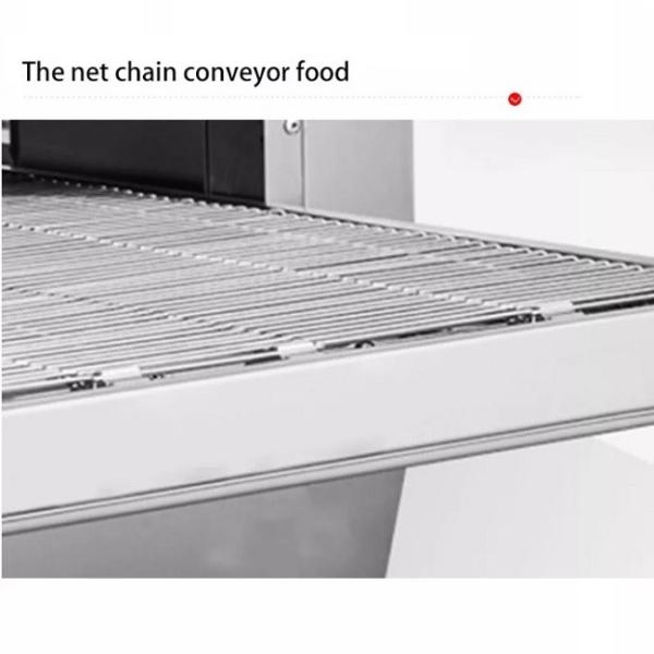 Commercial 0.5Kw Electric Pizza Conveyor Oven Countertop  Stainless Steel 18inch
