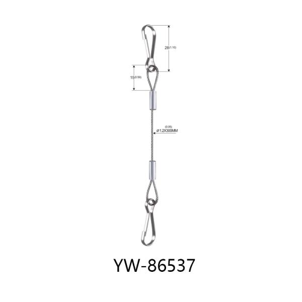 Веревочка провода безопасностью крюка талрепа для светов/украшений подгоняла