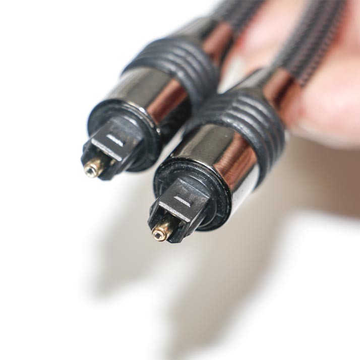 Заводская розетка Brand New Toslink Audio Digital Cable Нейлоновая оплетка OD4.0 Металлический корпус Позолоченный разъем