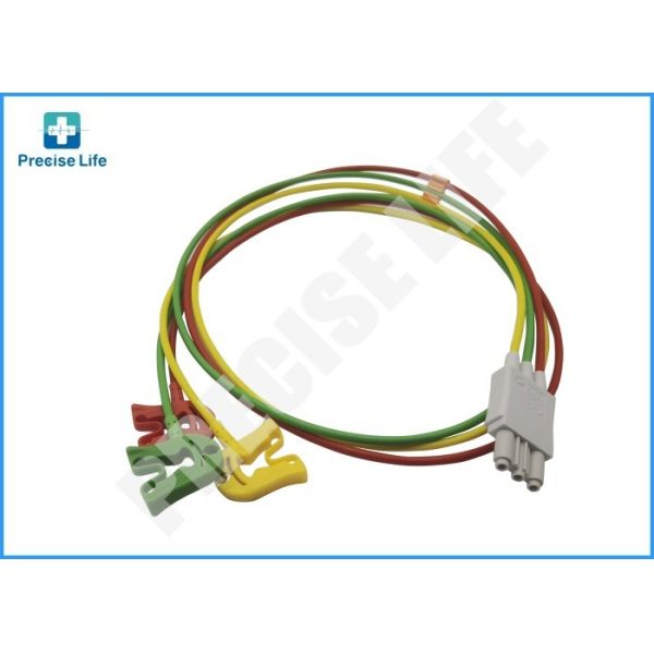 PH M1672A ECG leadset Grabber IEC color code ICU 3 leadset clip