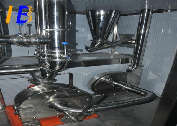 55kw / 75kw Herbal Extraction Machine , Low Temperature Super Fine Pharmaceutical Pulverizer