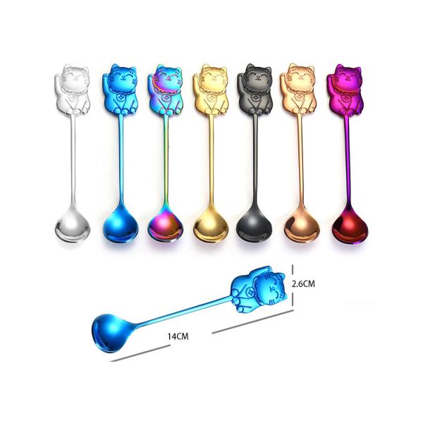 High End Creative Cute Cat Spoon / Gift Coffee Stirring Spoon Wear Resistance
