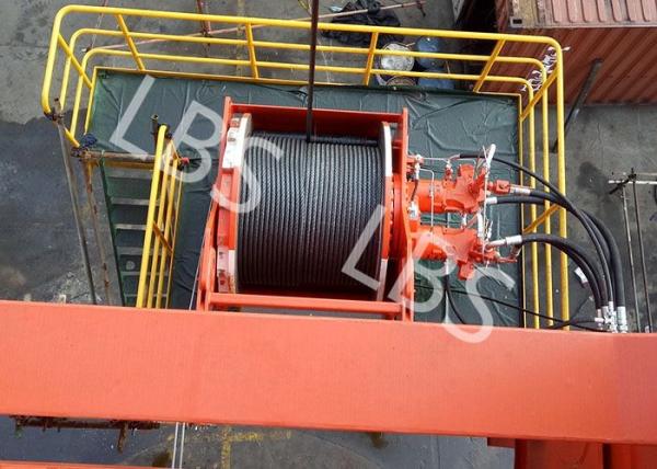 LBS Groove Offshore Tower Crane Winch Drum Hydraulic Crane Winch