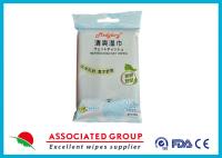 Natural Disposable Facial Adult Wet Wipes Made Of Pure Cotton And EDI Pure Water / 45 GSM
