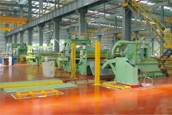 Automatic Clamping Steel Coil Slitting Machine φ508 φ610 φ760mm Non Contact Braking
