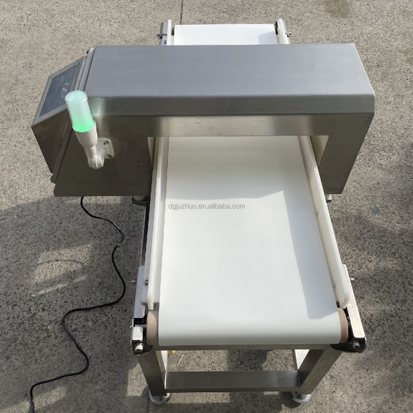 FDA Standard Belt Conveyor Type Confectionery Industry Metal Detector JZD-600