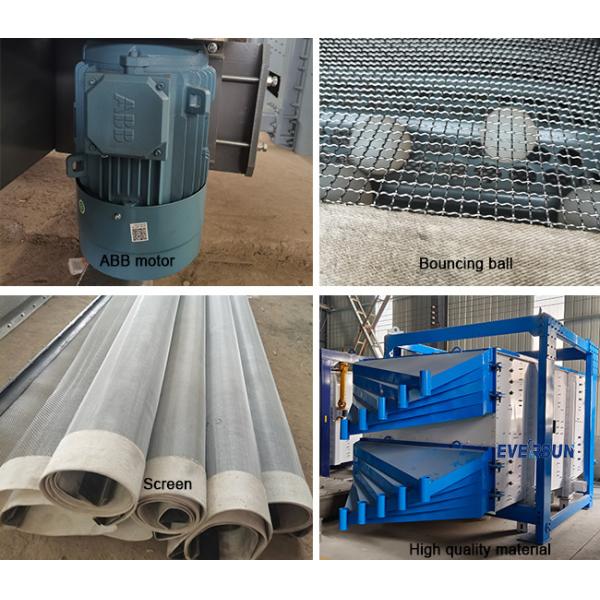 Separación de la máquina de filtrado giratorio de acero carbónico para arena de frac