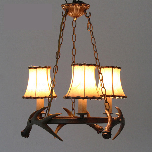 Art deco antler hanging chandelier light for home farmhouse lighting (WH-AC-25)