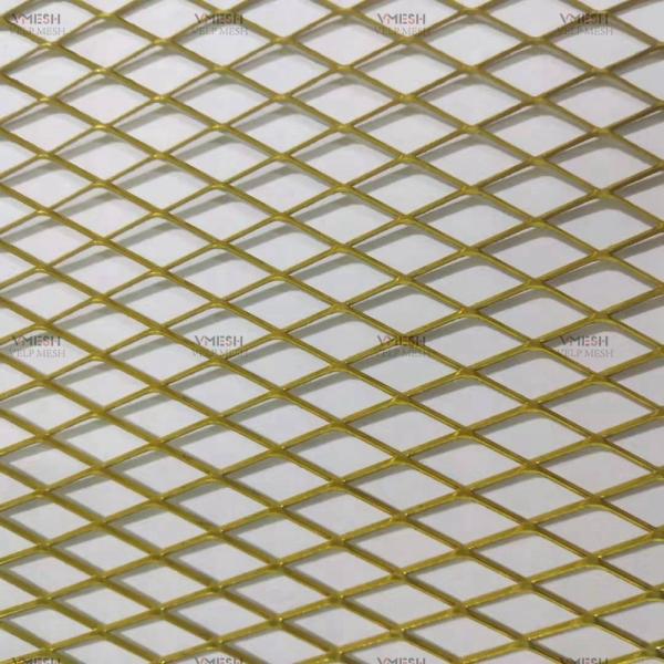 Aluminum Expanded Metal Mesh 4x8 Feet Small Hole Diamond Pattern