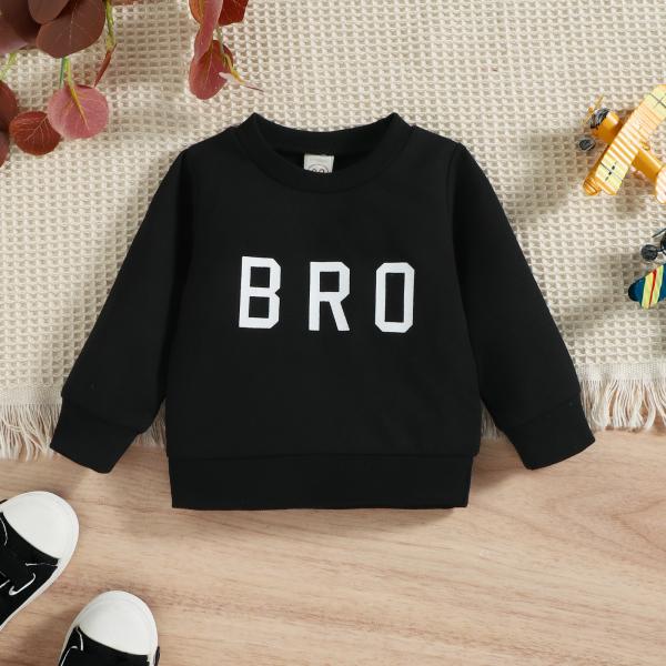 Children'S Letter Printing Pullover Sweater Two Piece Sets