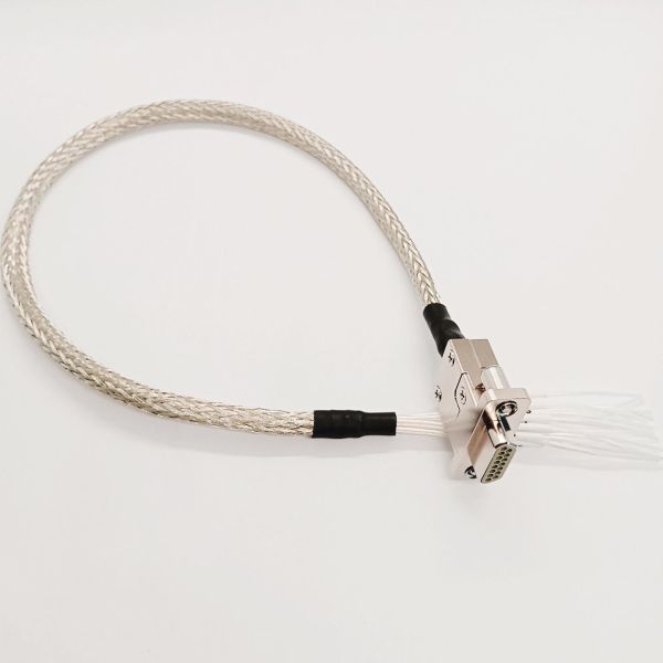 Male J30J Micro-D Connector M83513 with Precision Twisted Wire Elastic Pins, High-Temperature Resistant PPS Insulator, and Compact 1.27mm Pitch