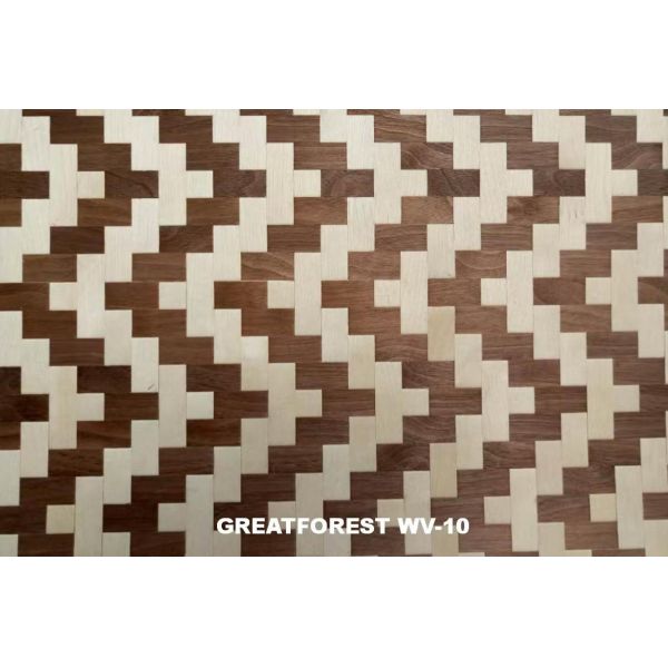 0.35mm Woven Wood Veneer New High-Grade Decorative Materials For Background Wall Paper