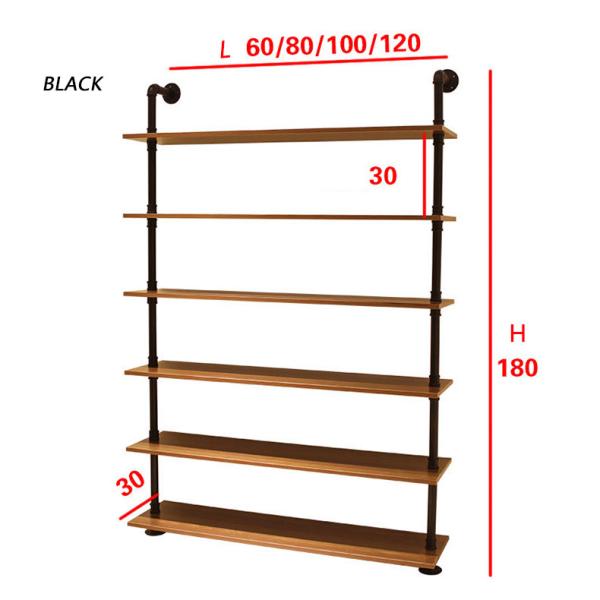 Wood / Metal Indoor Shoe Rack Display Shelves Modern 6 Layers Store Fittings