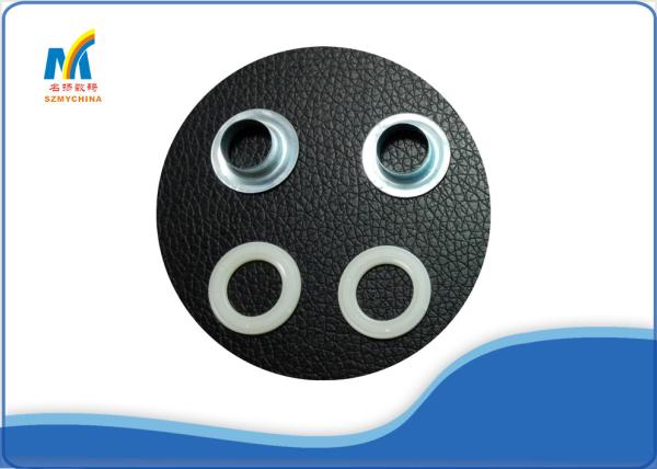 10.5mm Small Plastic Grommets Metal , Plastic Snap Together Grommets 1500sets Per Bag