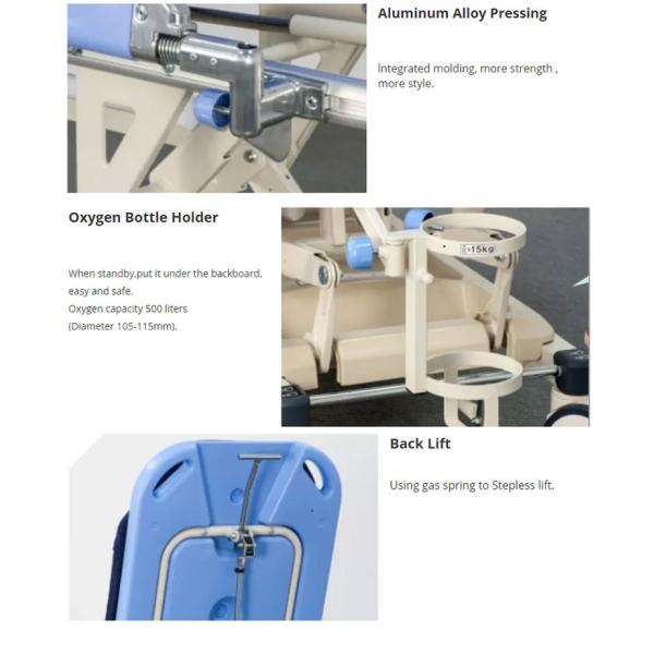 Manual Patient Emergency Transport Stretcher Hospital ODM OEM