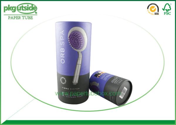 Custom Empty Cardboard Tube Boxes Silk Screen Printing For Soap Packaging