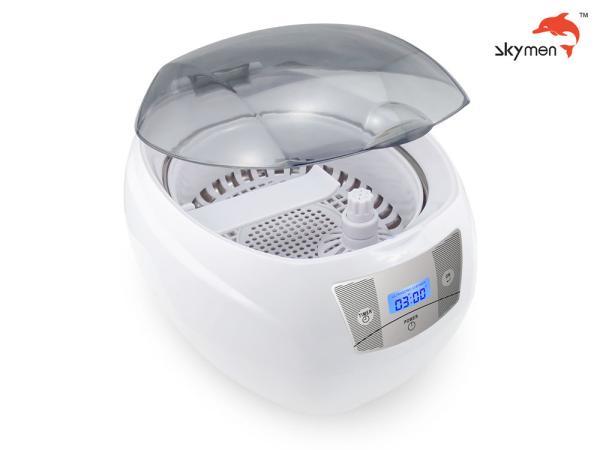 Skymen 750ml 35W 40KHz Stainless steel Ultrasonic CD, Jewelries and Glasses Cleaner