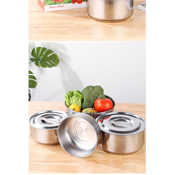 Hot Sale Restaurant Soup Pot Stainless Steel Cookware Pots Ollas Cooking Ware Set Cooking Pot With Lid