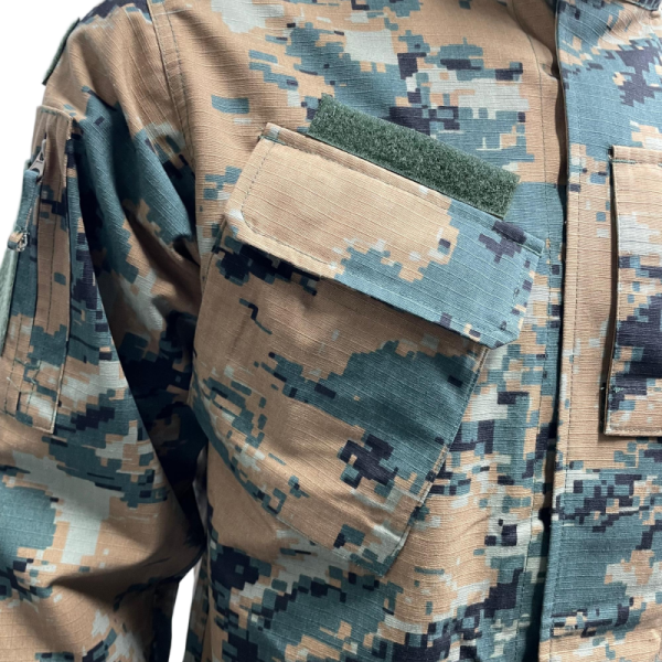 Digital Camouflage Wear-Resistant Outdoor Tactical Training Uniform Camo Jacket