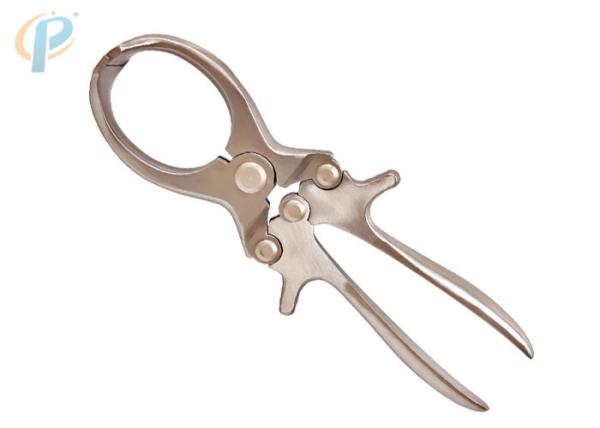 Stainless Steel Bloodless Castrator For Pig , Easily Cooperation Farm Castrate Tool