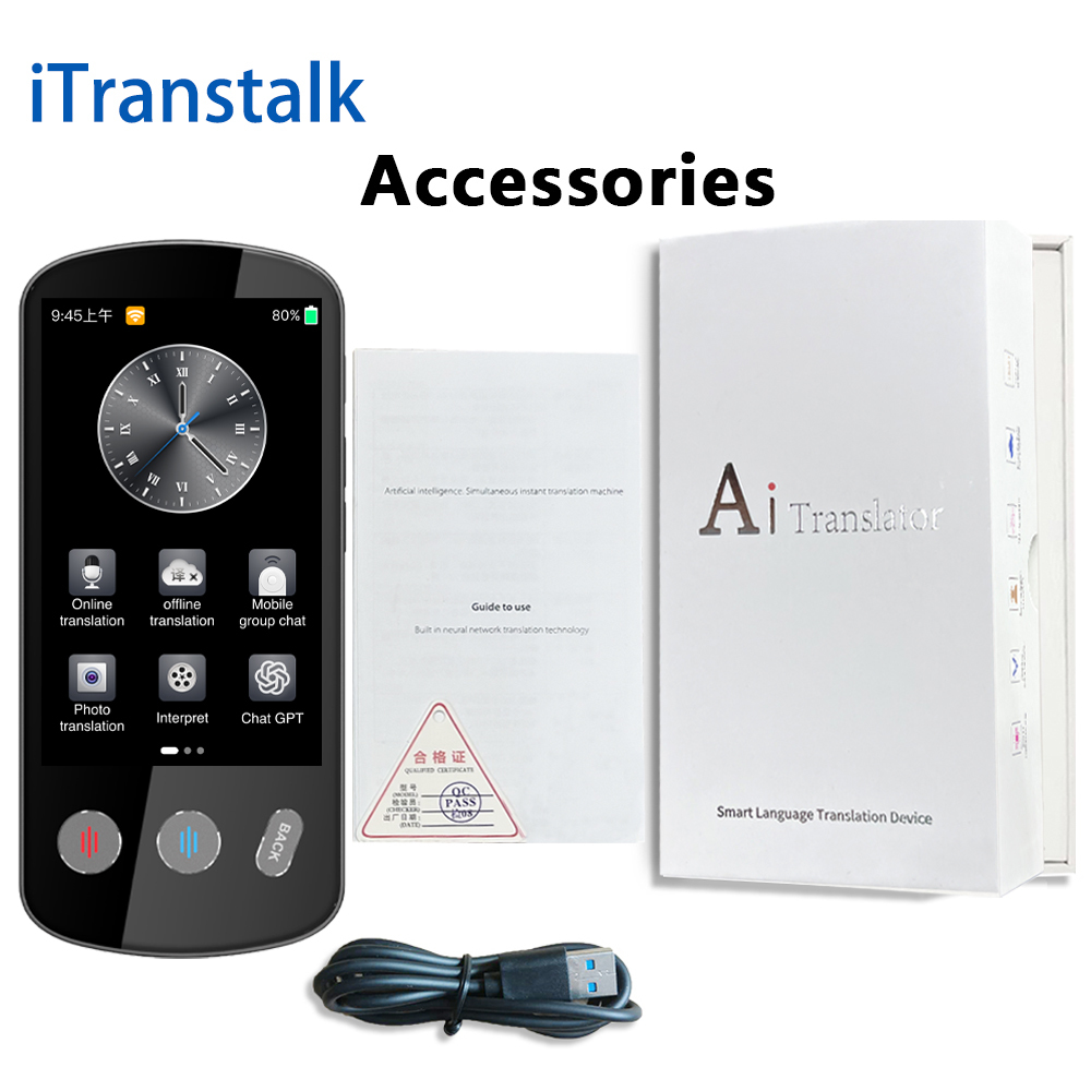 Two Way Language Translation Device Real Time Mobile Remote Translation Multilingual Translator