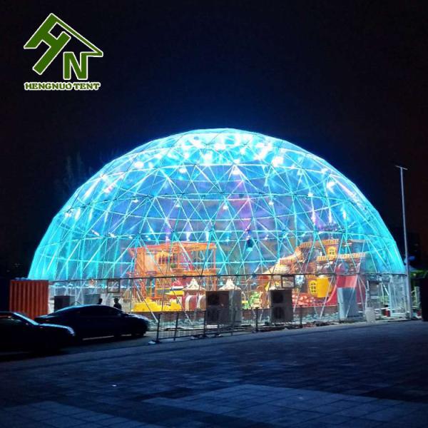 Диаметр 30m прозрачного большого шатра купола на открытом воздухе гальванизировал железный каркас