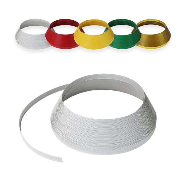 Sign Making 35/45m Length Plastic Trim Cap Aluminum Core White Color Simple Handicraft