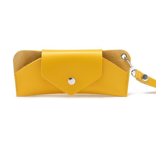 Simple Design Pu Leather Glasses Case Holder Organizer Travel Glasses Pouch