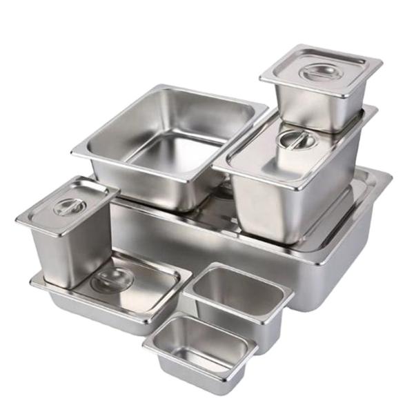 Os E.U. denominam o alimento Pan Superior Heat Conductivity de GN2/1 GN2/3 SS