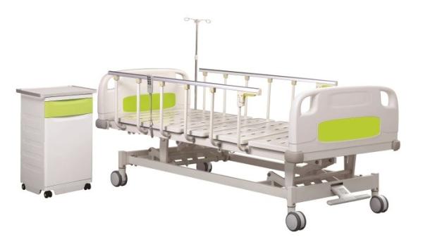 Brake Control 10MM Adjustable Electric Hospital Bed Medical Home Care Bed