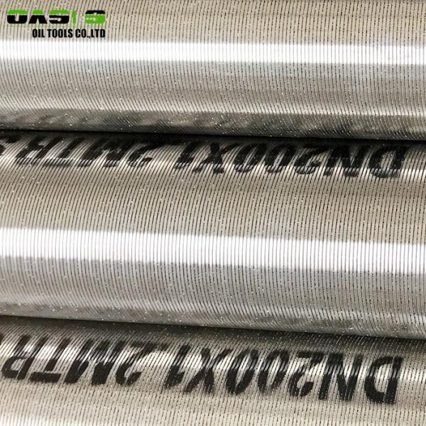 Corrosion Resistance Gravel Pack Screen With Stainless Steel Screen Jacket