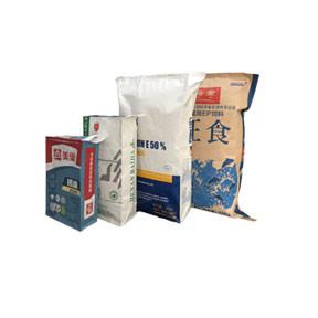 Cement Kraft Paper Packaging Bags Customized Capacity And Size