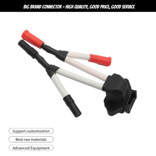 IP67 Electric Vehicle Charging Plug AC Male 50A Lithium Battery Charging Cable To C50 Plug Connector