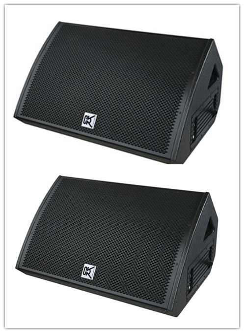 15 Inch Outdoor Audio System Powered Stage Monitors Equipment , Portable Monitor Speakers