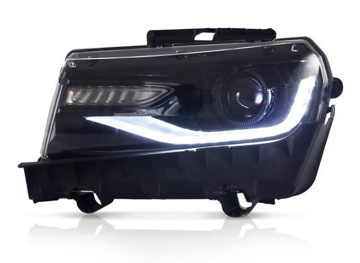 Modified LED Daytime Running Light Xenon Lamp Headlight for Chevrolet Camaro Bumblebee