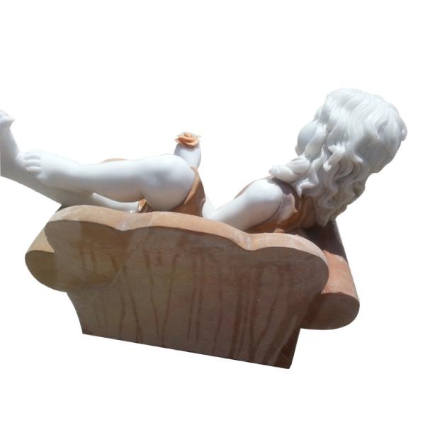 Child marble sculpture，colorful marble sculpture for garden,china sculpture supplier