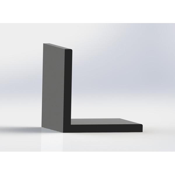 Customized Black Anodized Aluminum Angle , Aluminium Angle Profiles Highly Durable