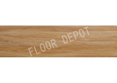 Schools Offices Commercial Vinyl Tile Wood Grain 1.5mm Thickness Embossed Surface