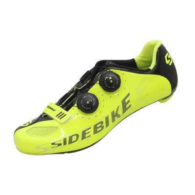 Sapatas fluorescentes respiráveis do ciclismo, OEM das sapatilhas da bicicleta da estrada/ODM disponível