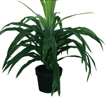 100cm Tall Real Touch Artificial Potted Flowers 42 Leaves Home Decoration