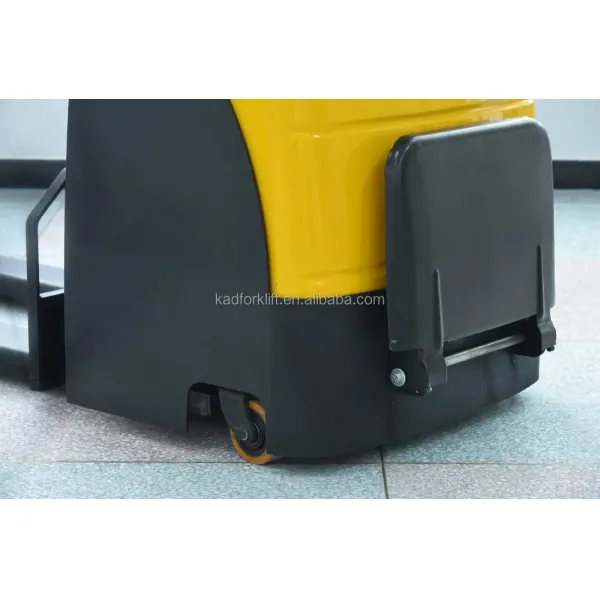 Hydraulic Loading Electric Pallet Stacker with Compact Structure for Narrow Aisle Operation