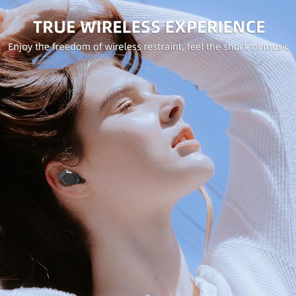 Comfortable Wireless Bluetooth Earphones T15 Noise Cancelling 4-6hrs Play Time